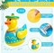 4 FT Cinco de Mayo Inflatable Fiesta Duck – Giant Blow Up Mexican Rubber Duck with Sombrero – Outdoor Lawn, Yard, Garden & Patio Party Decoration – Fiesta Festival Decor – Perfect for Mother's Day Card Making Displays